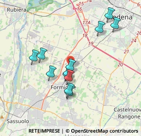 Mappa Casinalbo, 41043 Formigine MO, Italia (3.40667)