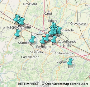 Mappa Via Ugo la Malfa, 41043 Formigine MO, Italia (12.485)