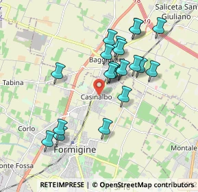 Mappa Via Ugo la Malfa, 41043 Formigine MO, Italia (1.7685)