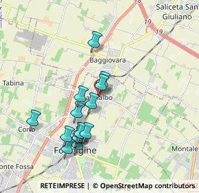 Mappa Via Ugo la Malfa, 41043 Formigine MO, Italia (1.78667)