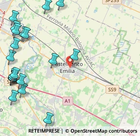 Mappa 41013 Castelfranco Emilia MO, Italia (6.316)