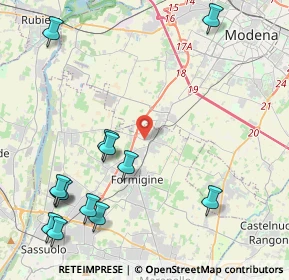 Mappa Via Palazzi, 41043 Formigine MO, Italia (5.56615)