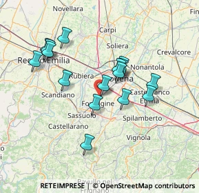 Mappa Via Palazzi, 41043 Formigine MO, Italia (13.16188)