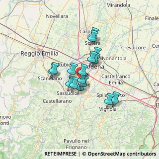 Mappa Via Palazzi, 41043 Formigine MO, Italia (9.495)