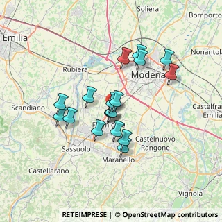 Mappa Via Palazzi, 41043 Formigine MO, Italia (5.705)