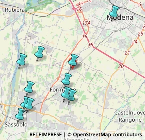 Mappa Via Don Giulio Maselli, 41043 Formigine MO, Italia (4.99)