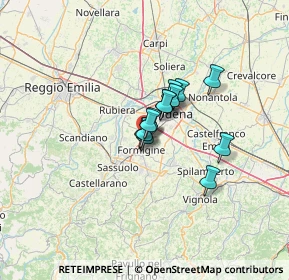 Mappa 41043 Casinalbo MO, Italia (7.26385)