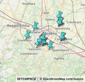 Mappa 41043 Casinalbo MO, Italia (10.30571)