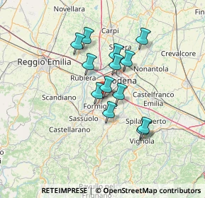 Mappa 41043 Casinalbo MO, Italia (10.68462)