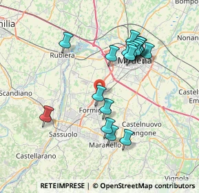 Mappa 41043 Casinalbo MO, Italia (7.21824)