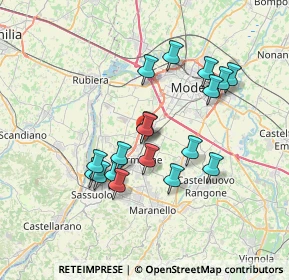 Mappa 41043 Casinalbo MO, Italia (6.45778)