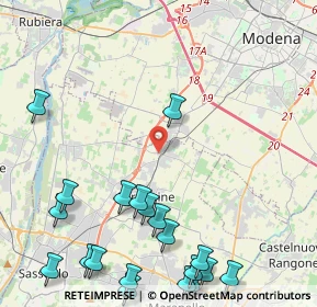 Mappa 41043 Casinalbo MO, Italia (6.0755)