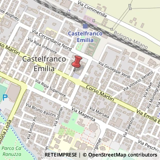 Mappa Piazza Aldo Moro,  1, 41013 Castelfranco Emilia, Modena (Emilia Romagna)