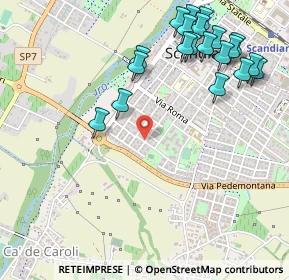 Mappa Via Ferdinando Cesari, 42019 Scandiano RE, Italia (0.6345)