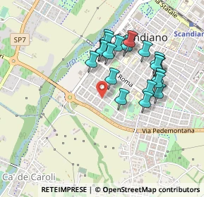 Mappa Via Ferdinando Cesari, 42019 Scandiano RE, Italia (0.4185)