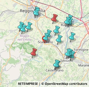 Mappa Via Ferdinando Cesari, 42019 Scandiano RE, Italia (7.982)