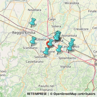 Mappa Via Sant'Ambrogio, 41043 Casinalbo MO, Italia (9.57091)