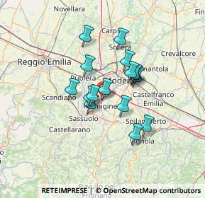 Mappa Via Sant'Ambrogio, 41043 Casinalbo MO, Italia (10.035)