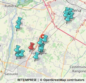 Mappa Via Sant'Ambrogio, 41043 Casinalbo MO, Italia (4.405)