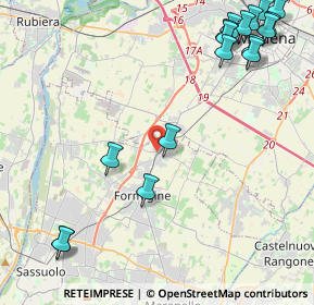 Mappa Via Sant'Ambrogio, 41043 Casinalbo MO, Italia (5.96882)