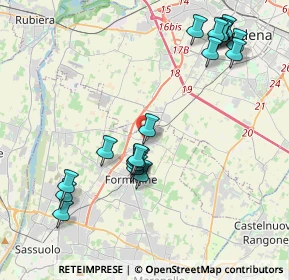 Mappa Via Sant'Ambrogio, 41043 Casinalbo MO, Italia (4.4975)