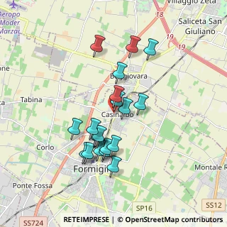 Mappa Via Sant'Ambrogio, 41043 Casinalbo MO, Italia (1.594)