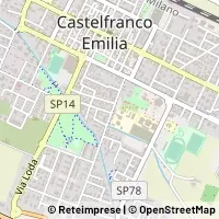 Map Castelfranco Emilia