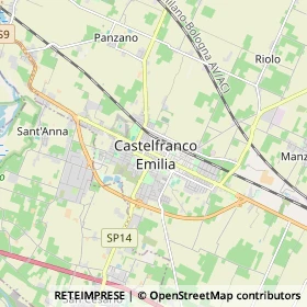 Mappa Castelfranco Emilia