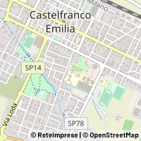 Kort Castelfranco Emilia