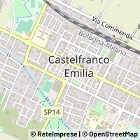 Map Castelfranco Emilia
