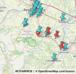 Mappa Via Peri Achille, 42020 Albinea RE, Italia (8.8785)