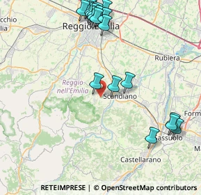 Mappa Via Peri Achille, 42020 Albinea RE, Italia (10.147)