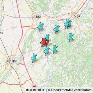 Mappa Strada Fondovalle, 12068 Narzole CN, Italia (5.48545)
