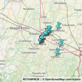 Mappa Via Monte Sabotino, 41043 Formigine MO, Italia (7.18308)