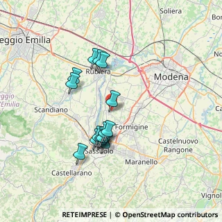 Mappa Via Po, 41043 Formigine MO, Italia (6.27733)