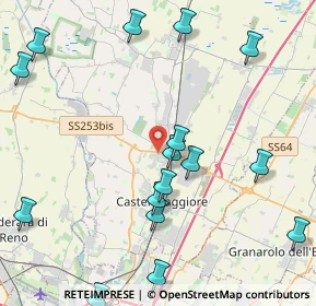 Mappa Via Santo Stefano, 40050 Funo BO, Italia (5.20875)