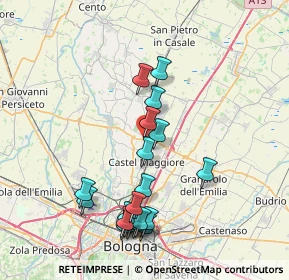 Mappa Via Santo Stefano, 40050 Funo BO, Italia (8.097)