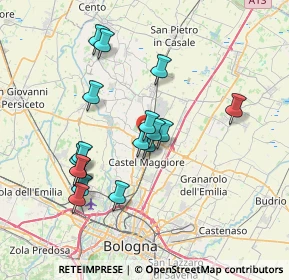 Mappa Via Santo Stefano, 40050 Funo BO, Italia (6.79706)