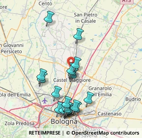 Mappa Via Santo Stefano, 40050 Funo BO, Italia (8.263)