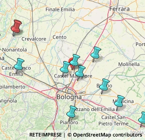 Mappa Via Santo Stefano, 40050 Funo BO, Italia (18.90545)