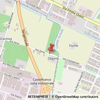 Mappa Via Zena,  564, 41018 San Cesario sul Panaro, Modena (Emilia Romagna)