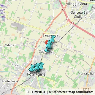 Mappa Via Carso, 41043 Formigine MO, Italia (1.78615)