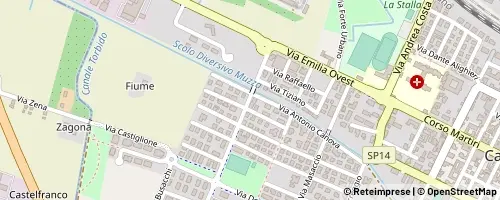 Mappa Castelfranco Emilia