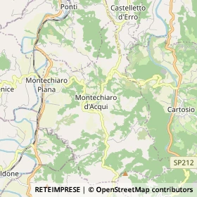 Mappa Montechiaro d'Acqui