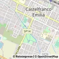 Mapa Castelfranco Emilia