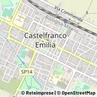 Térkép Castelfranco Emilia