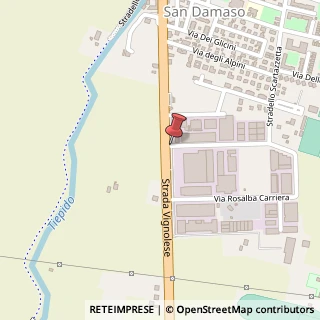 Mappa Via Rosalba Carriera,  1, 41100 Modena, Modena (Emilia Romagna)