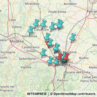 Mappa Via Castello del Bue, 40017 San Giovanni in Persiceto BO, Italia (12.2735)