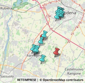 Mappa Via Wiligelmo, 41043 Formigine MO, Italia (4.0825)