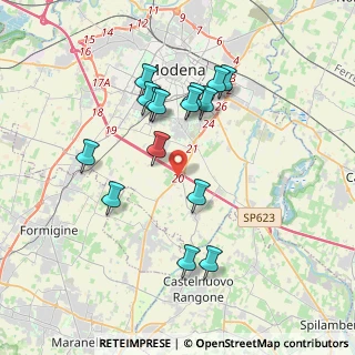 Mappa Str. Bellaria, 41126 Modena MO, Italia (3.51667)